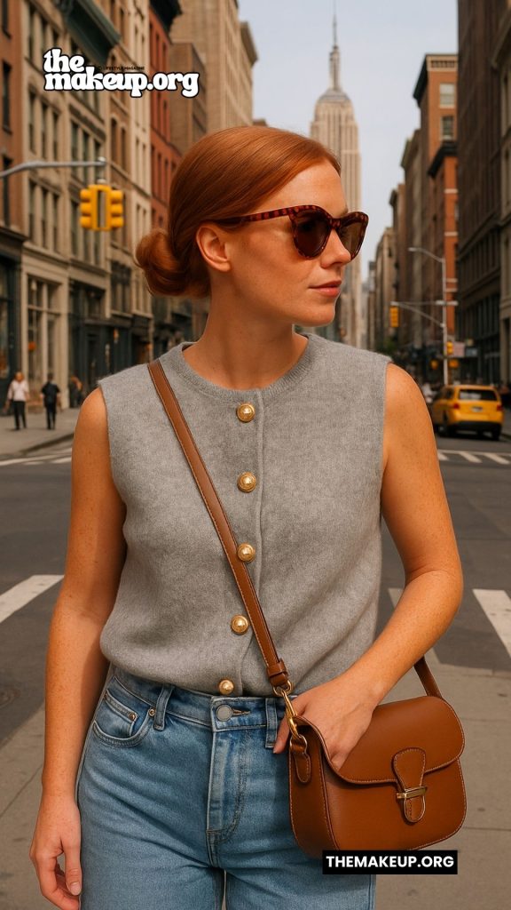 Knit Top Light Denim — NYC Smart Casual