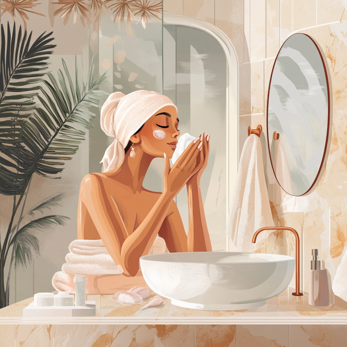 Effective summer skincare routine for combination skin