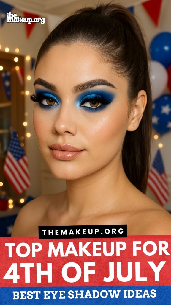 Star-spangled makeup