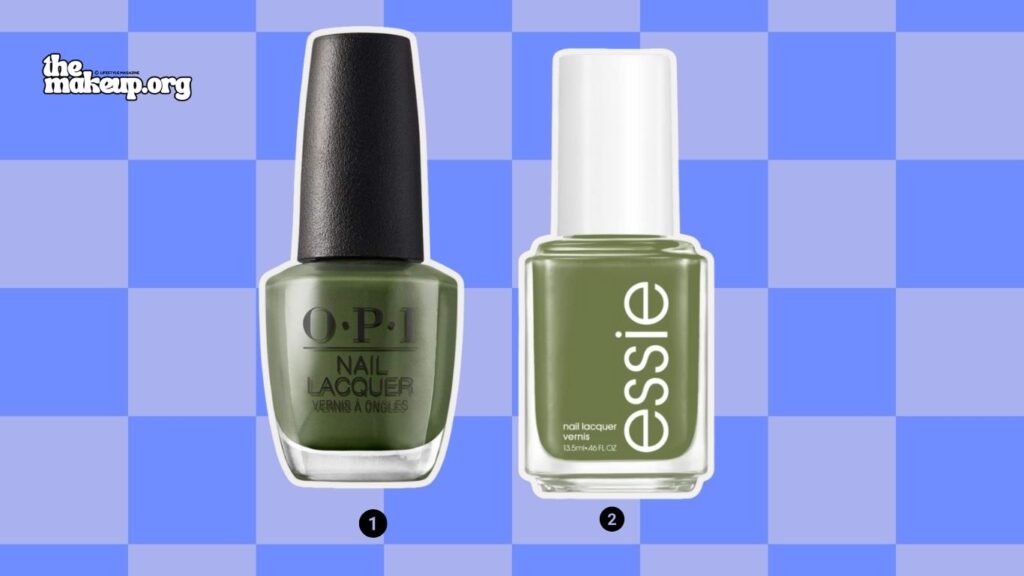 Olive Green Fall nail colors