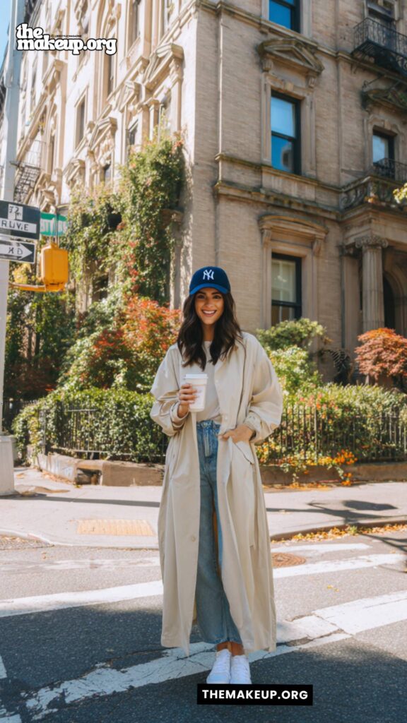 Light Layers and White Sneakers — fall stroll look in nyc
