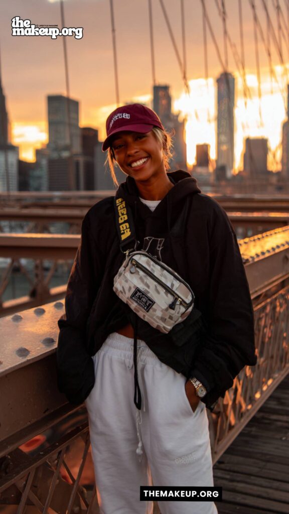 Joggers and Hoodie at Sunset — casual fall outfit in NYC