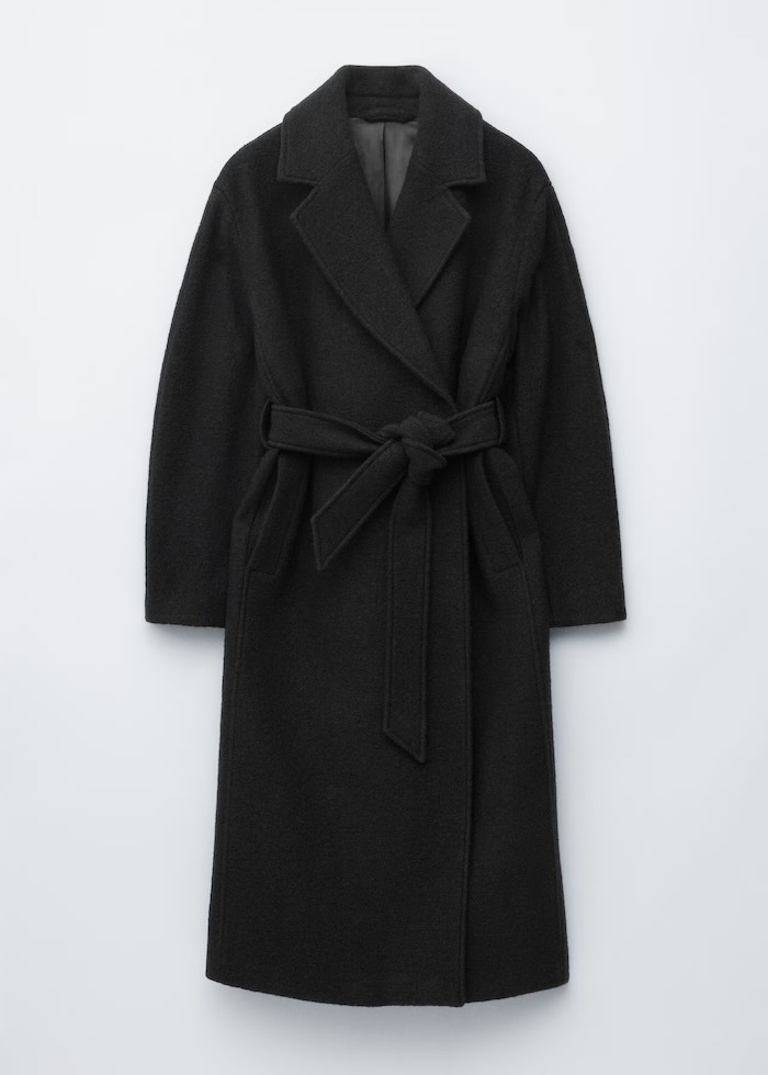 black long coat black long coat