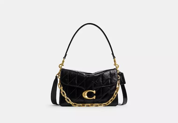 Chain Tabby Shoulder Bag With Quilting