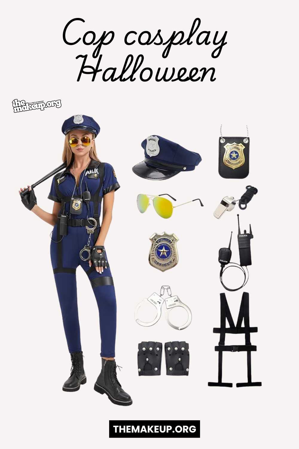 Cop cosplay Halloween
