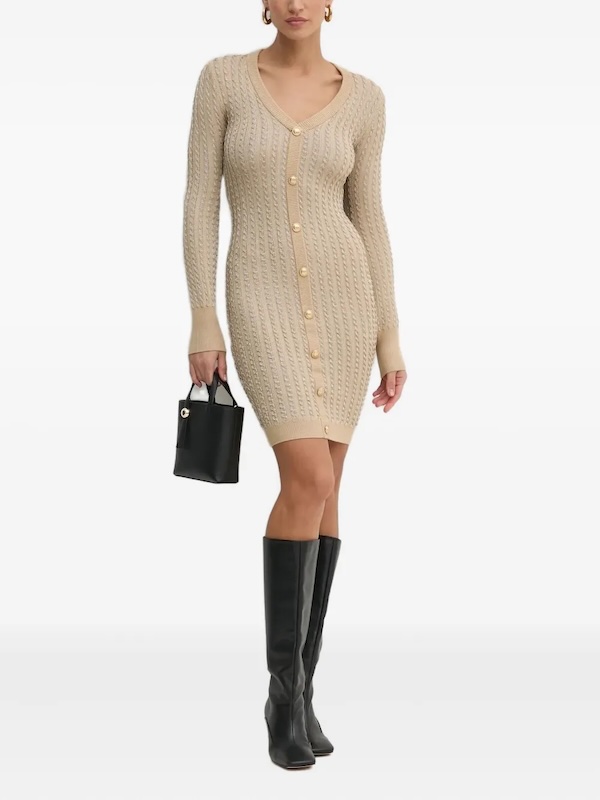 cable-knit dress