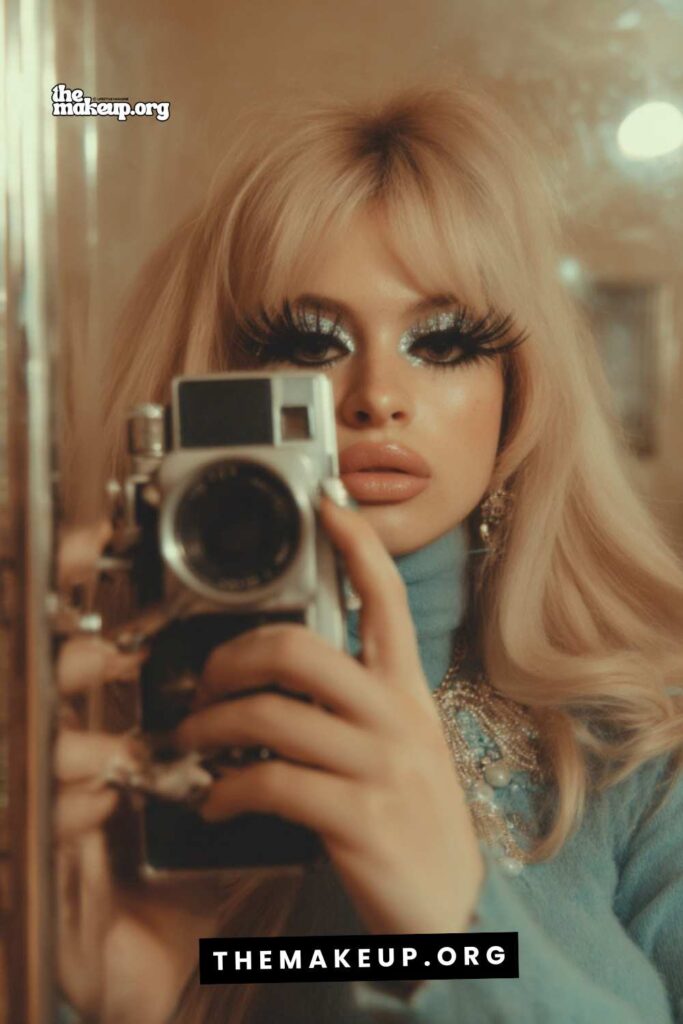 disco halloween makeup