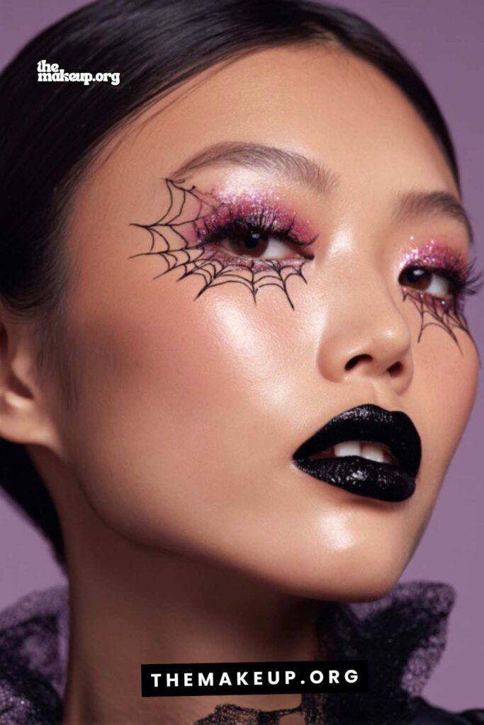 spider halloween makeup