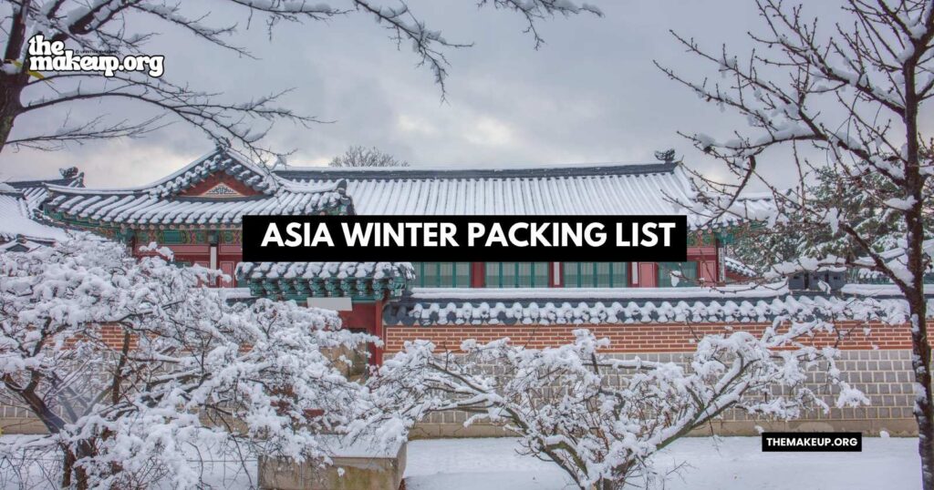 what to pack Asia winter packing list