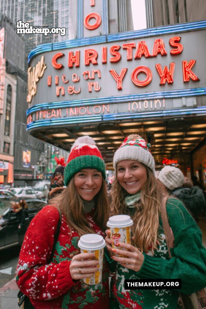 Christmas outfit NYC trip