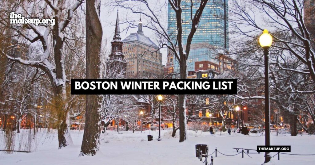 what to pack Boston winter packing list