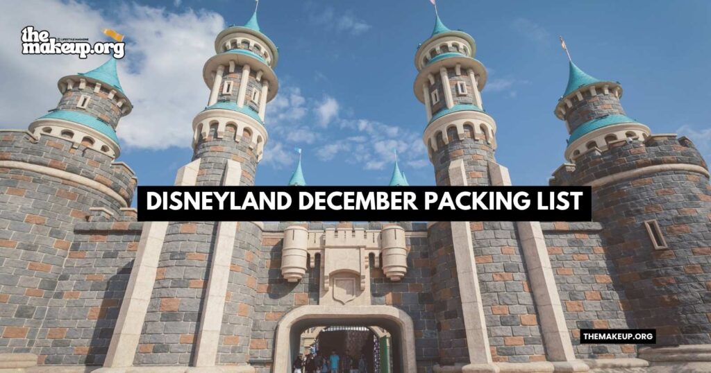 what to pack Disneyland Dcember packing list