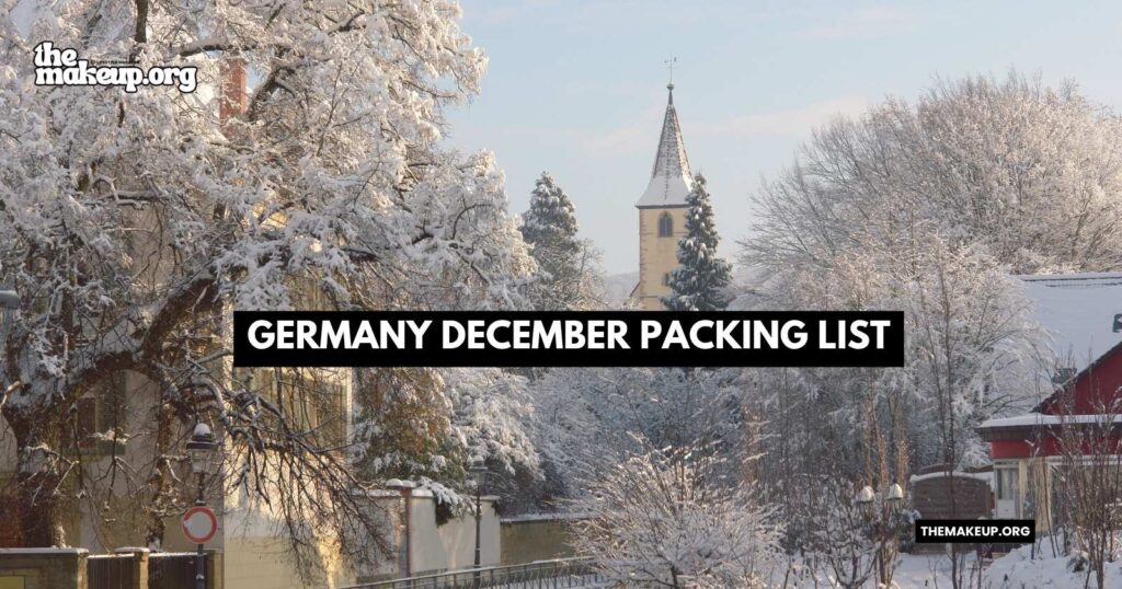 what to pack Germany december packing list