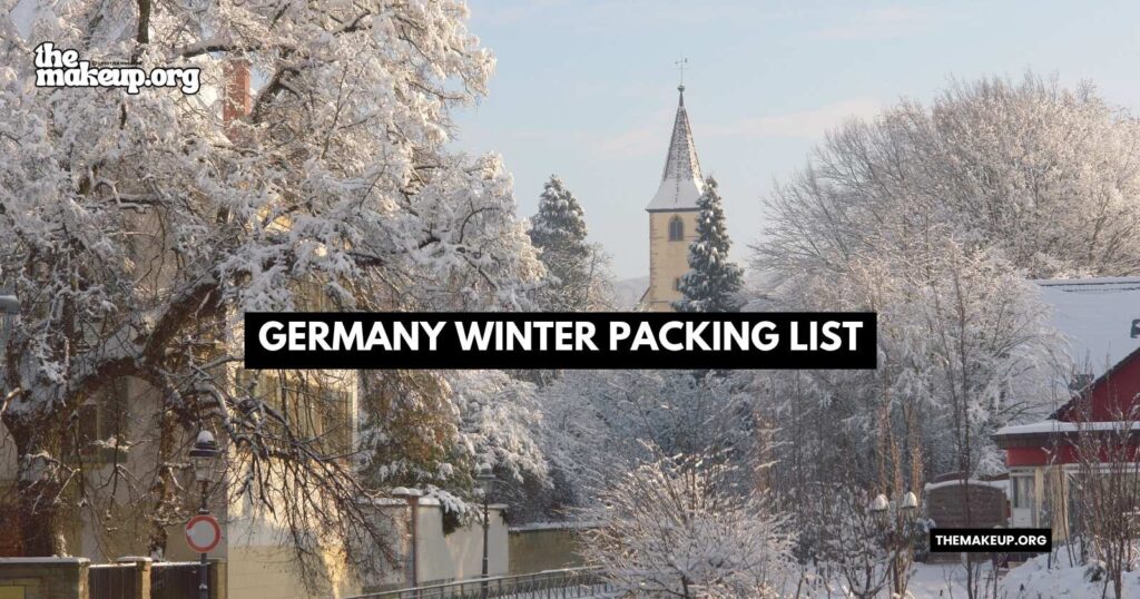 what to pack Germany winter packing list