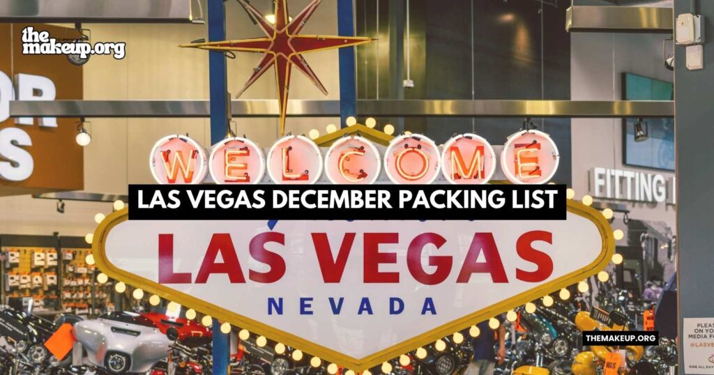 what to pack Las Vegas december packing list