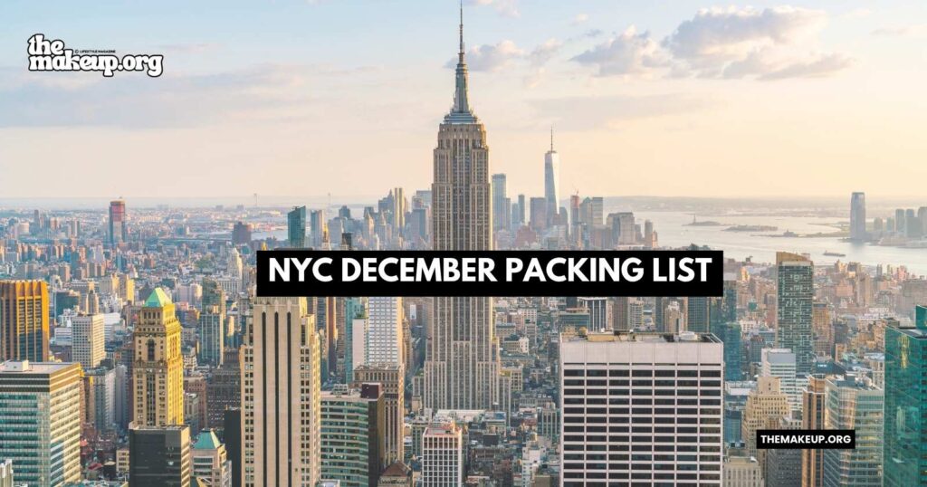 what to pack New York December packing list