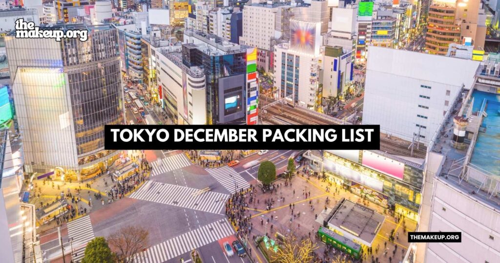 what to pack Tokyo december packing list