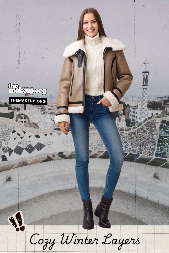 fashionable barcelona winter outfits