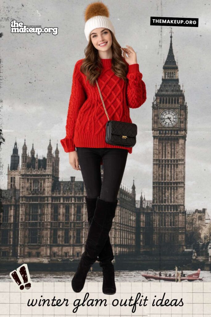 london christmas travel outfits
