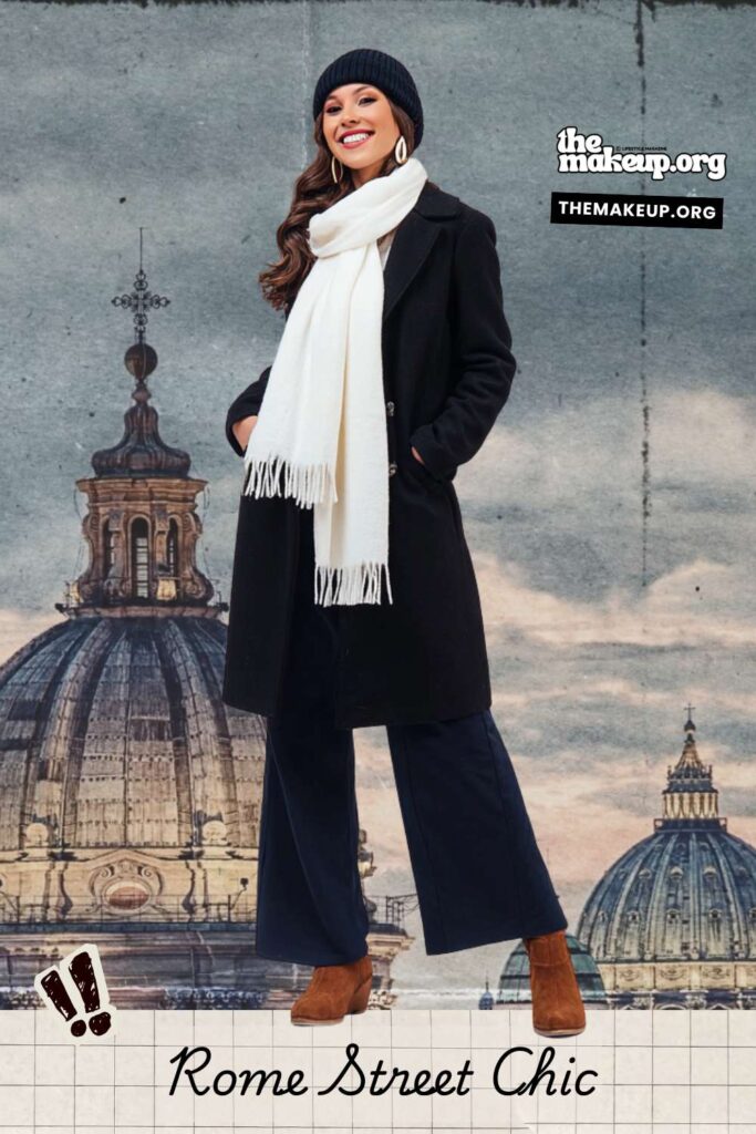 rome scarf winter outfits