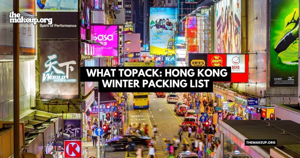 what to pack Hong Kong winter packing list