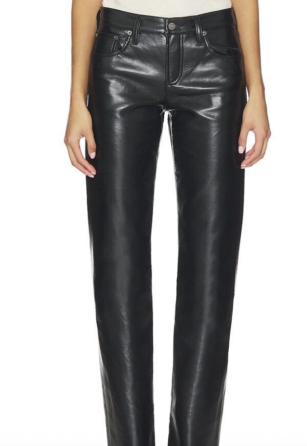 Paris winter Outfits Ideas Faux Leather Pants