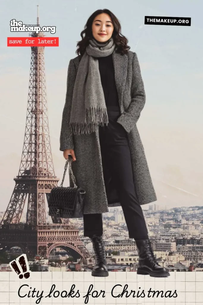 Paris winter layering outfits