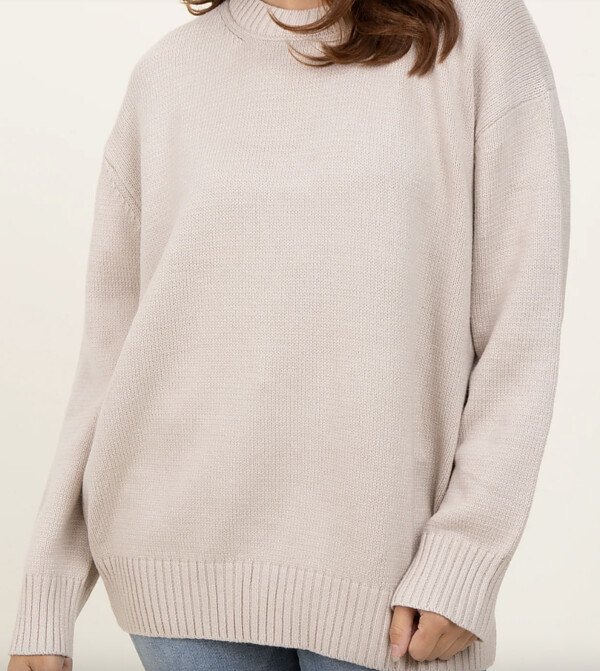 Beige Knit Sweater