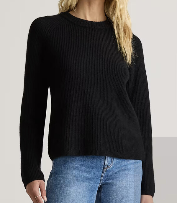 top madrid winter outfits Black Knit Top