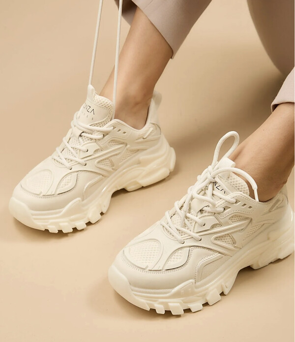 Cream Sneakers