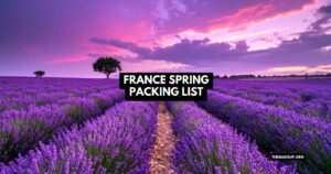 France Spring Packing List Feat