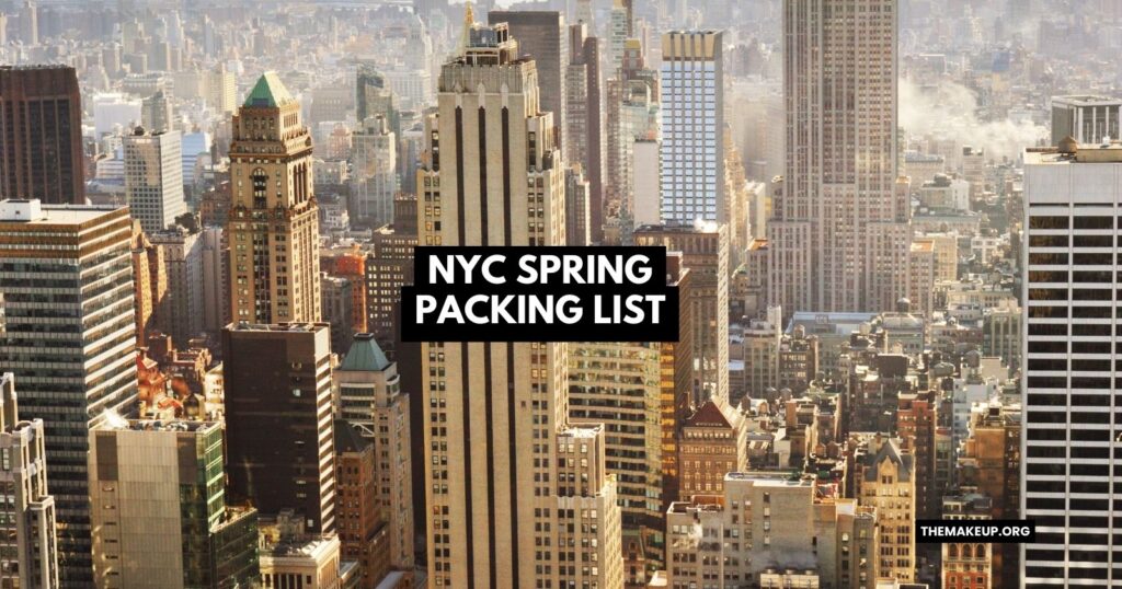 NYC Spring Packing List Feat