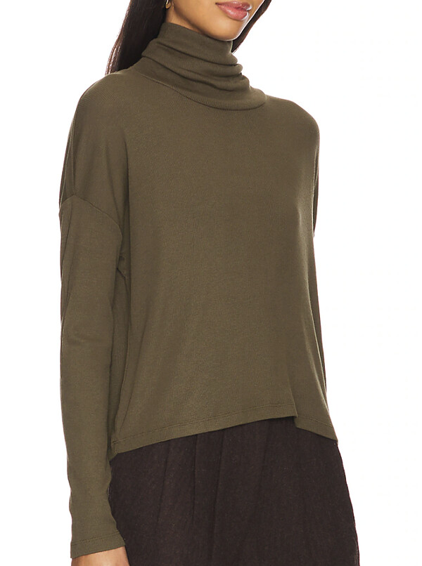 Olive Turtleneck