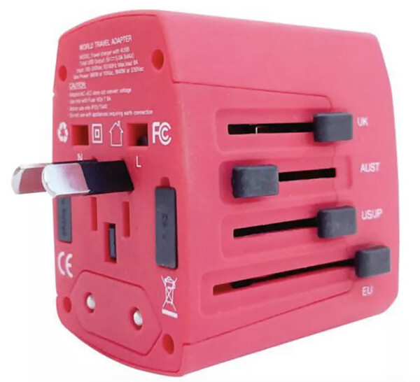 Port 4 Usb Universal Travel Adapter
