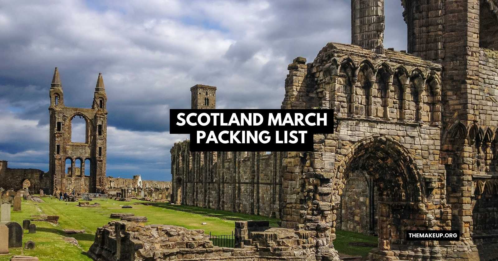 Scotland March packing list