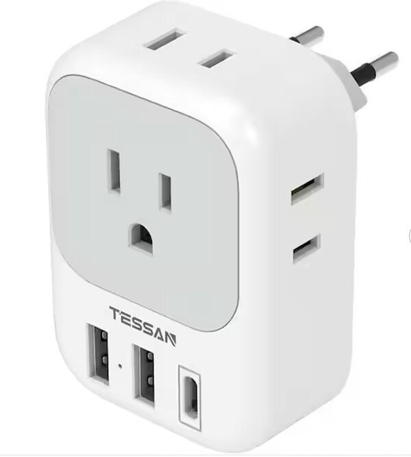 Tessan Universal Travel Adapter Usb