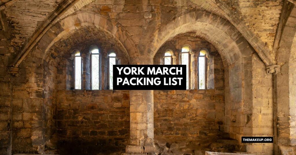 York March Packing List Feat