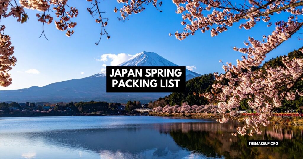 Japan Spring Packing List Feat