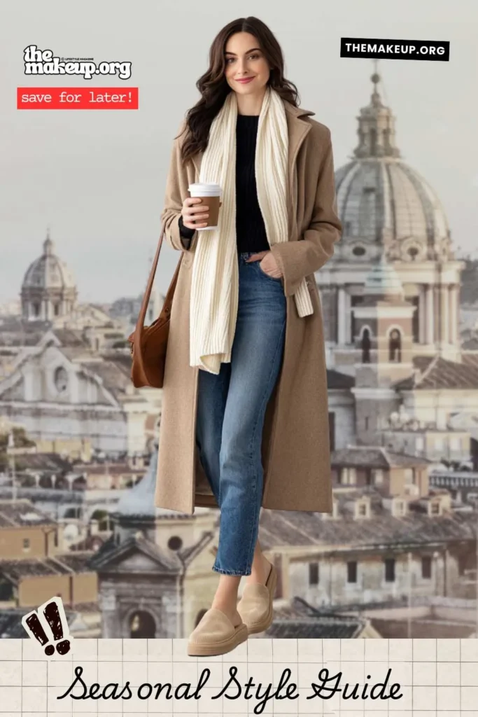Travel outfits rome winter