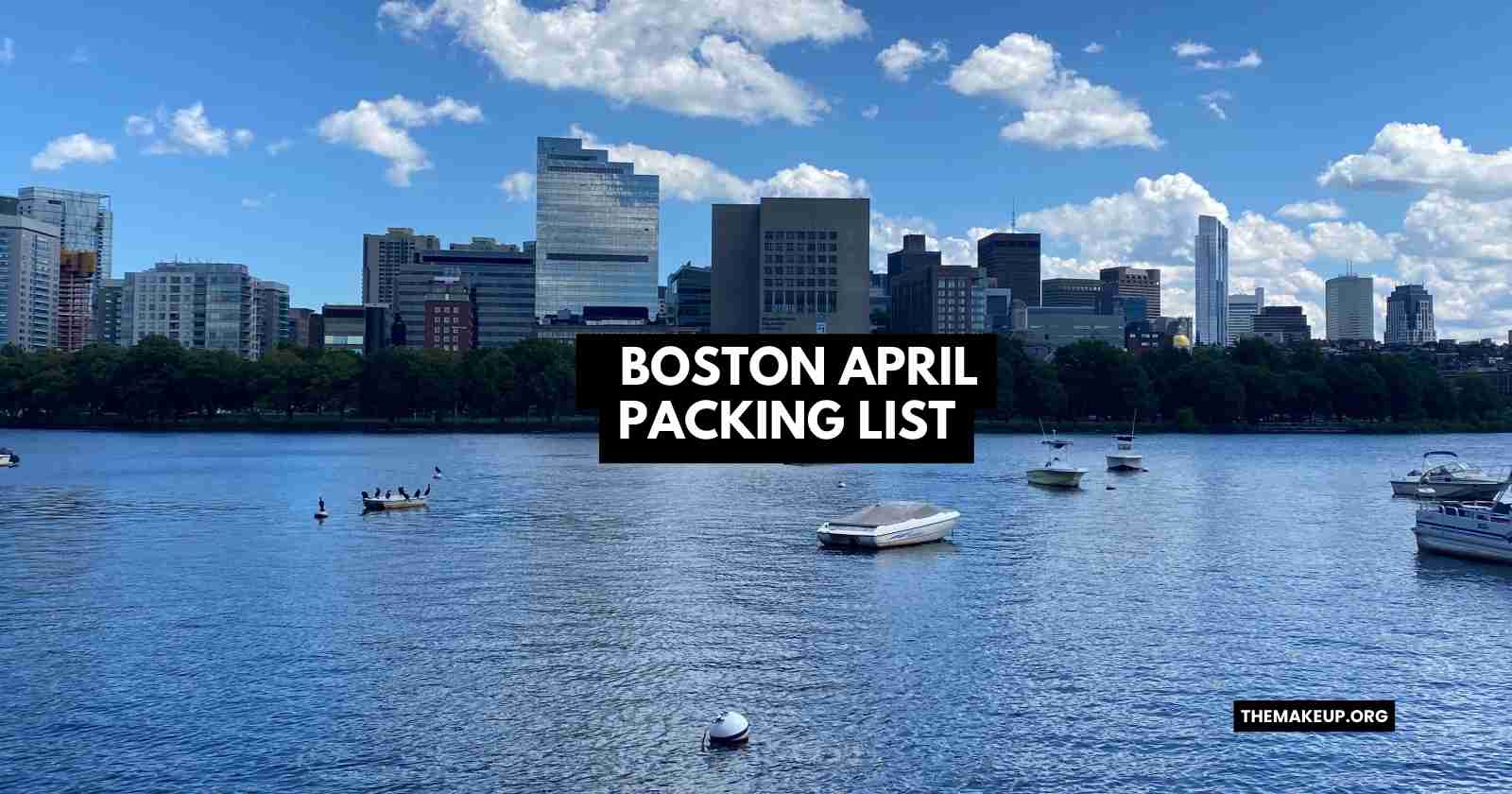 Boston April Packing List