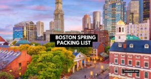 Boston Spring Packing List feat