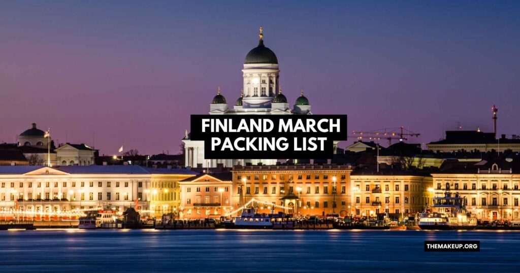 Finland March Packing List Feat