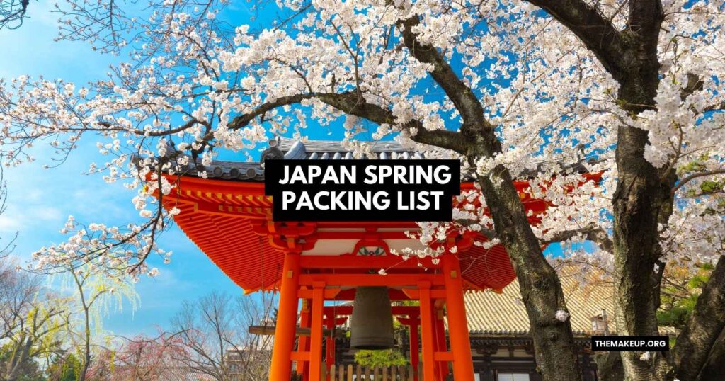Japan Spring Packing List feat