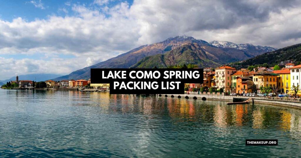 Lake Como Spring Packing List feat