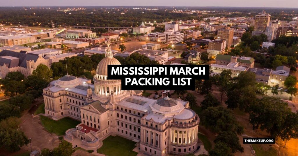Mississippi March Packing List feat