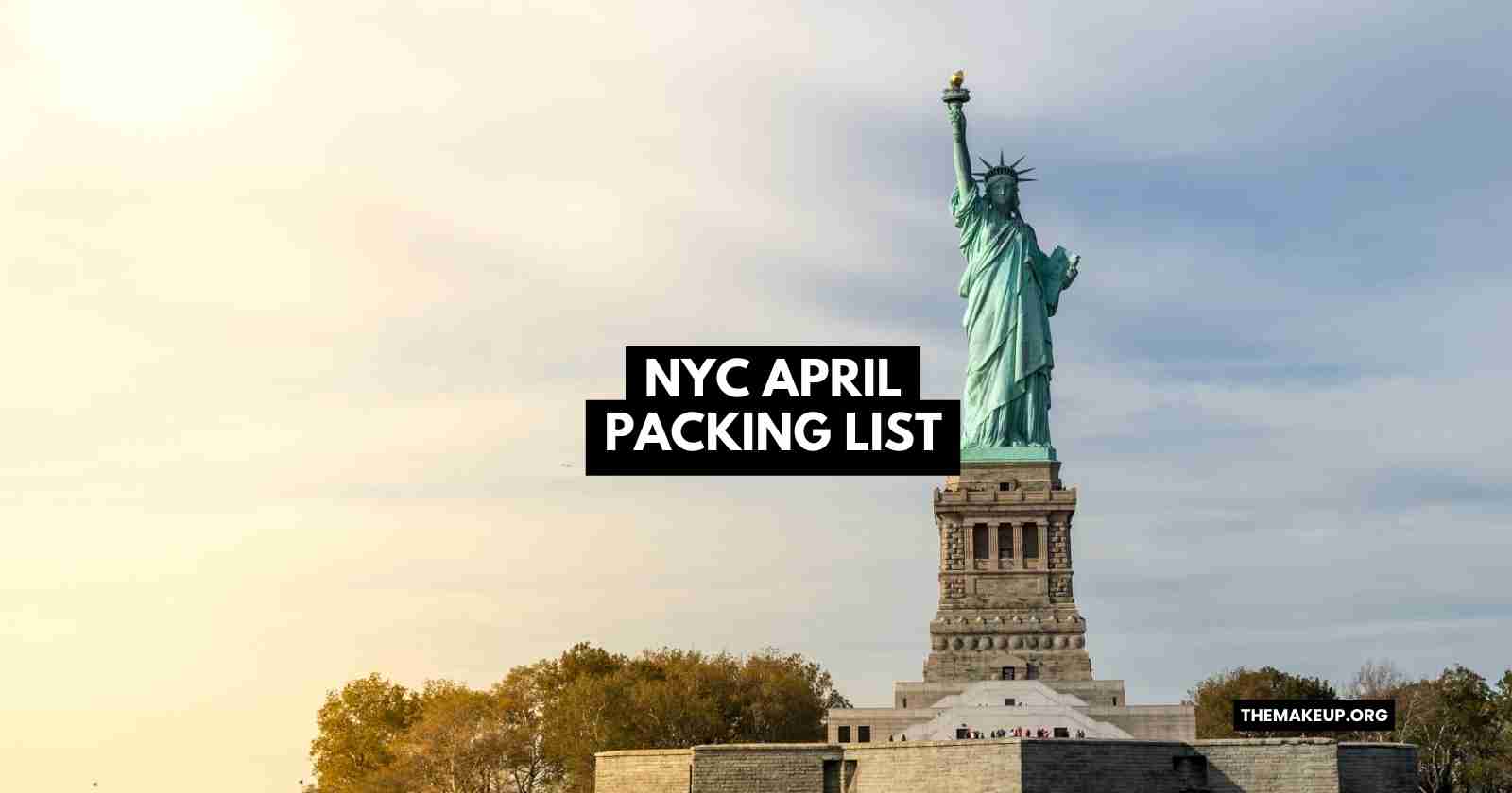 NYC April packing list