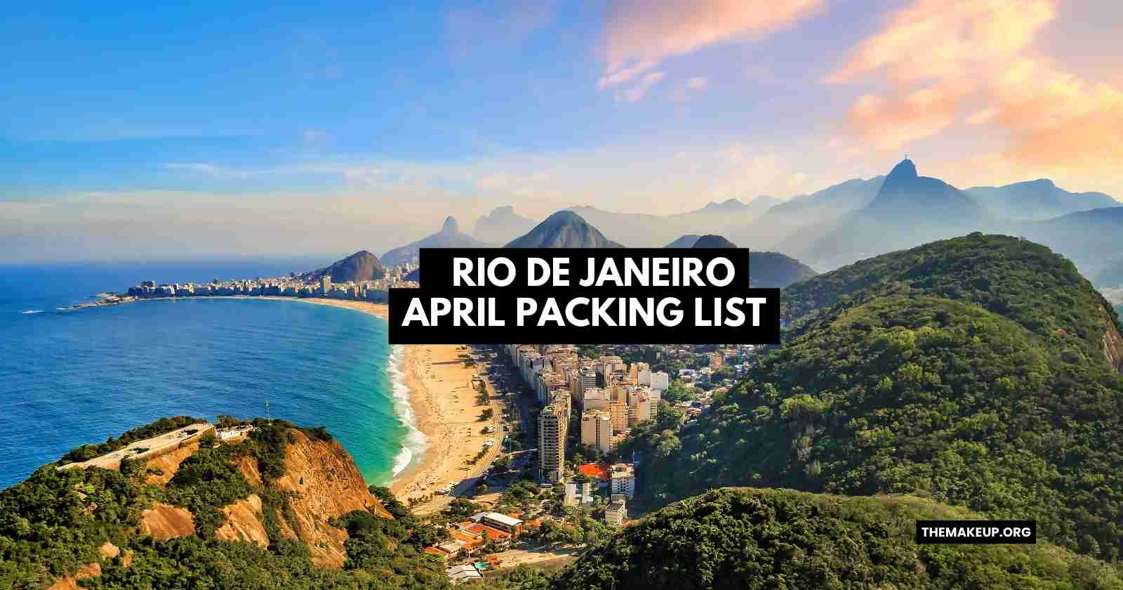 Rio de Janeiro April Packing List