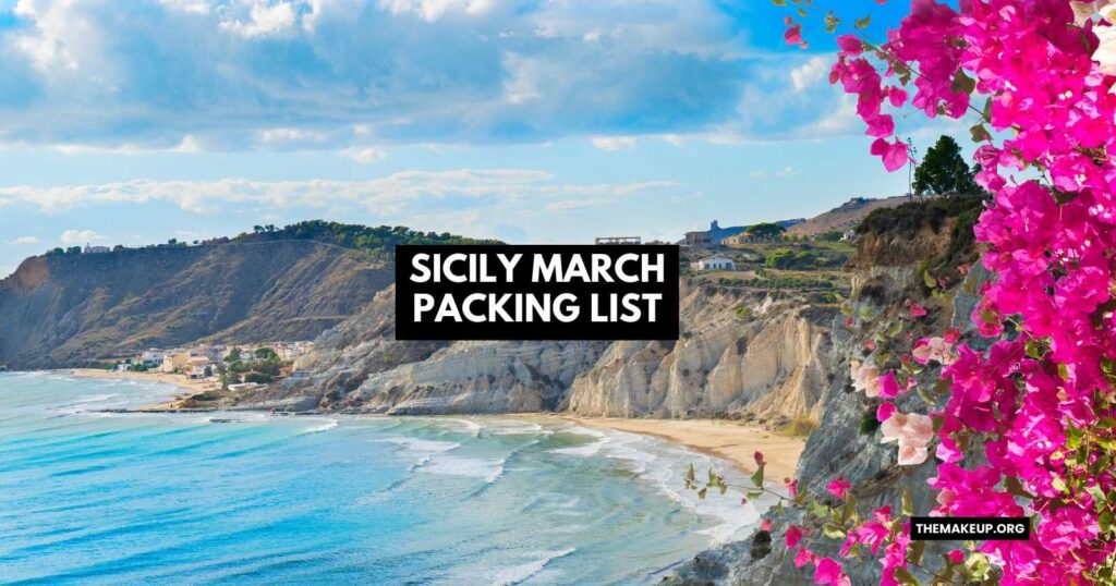 Sicily March Packing List feat