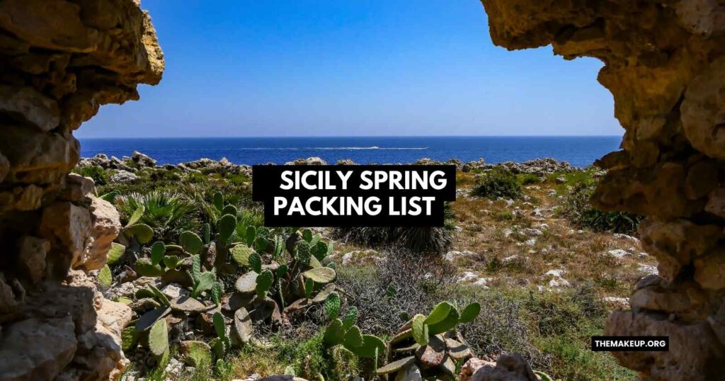 Sicily Spring Packing List feat