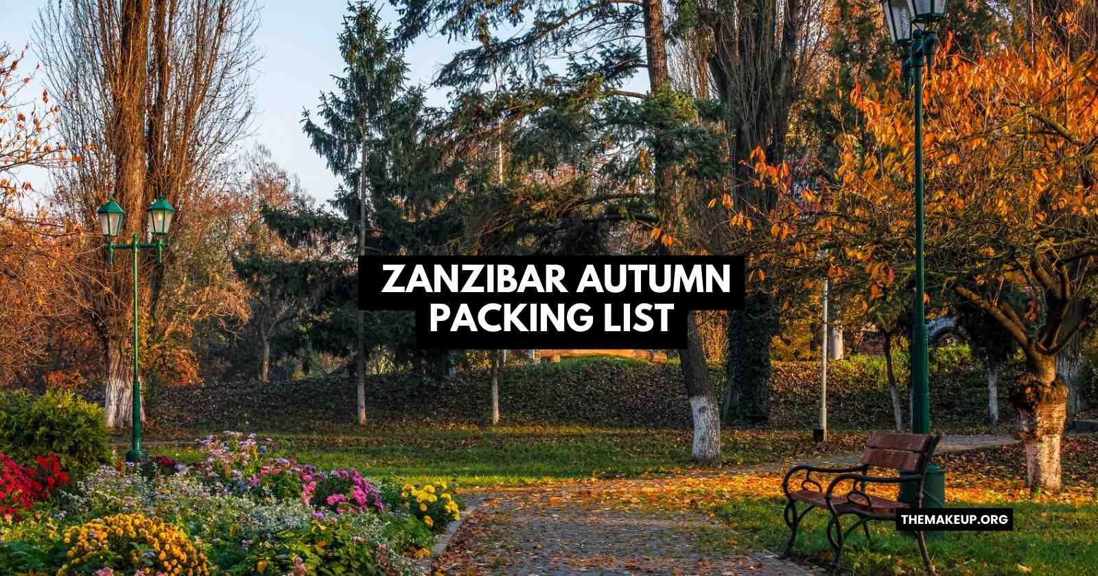 Zanzibar Autumn Packing List
